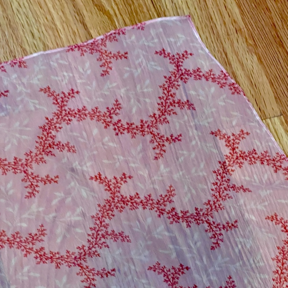 SEIGO vintage 100% Japanese silk scarf